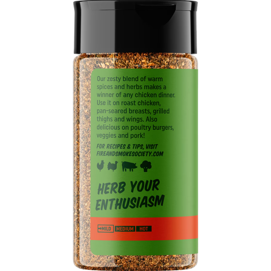 Fire & Smoke Society Garlic & Herb Chicken Blend Seasoning, 5.5 oz