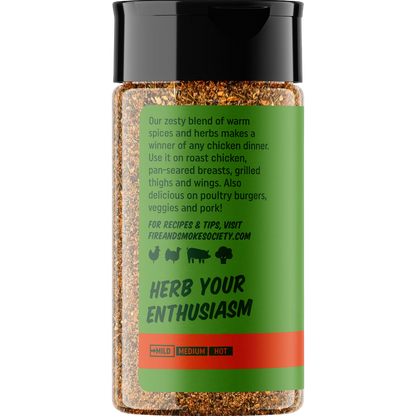 Fire & Smoke Society Garlic & Herb Chicken Blend Seasoning, 5.5 oz