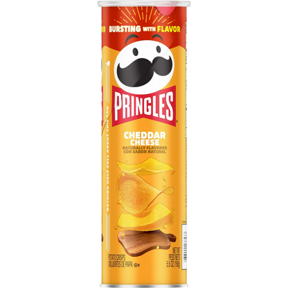 Pringles Cheddar Cheese Potato Crisps Chips, 5.5oz