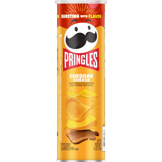 Pringles Cheddar Cheese Potato Crisps Chips, 5.5oz