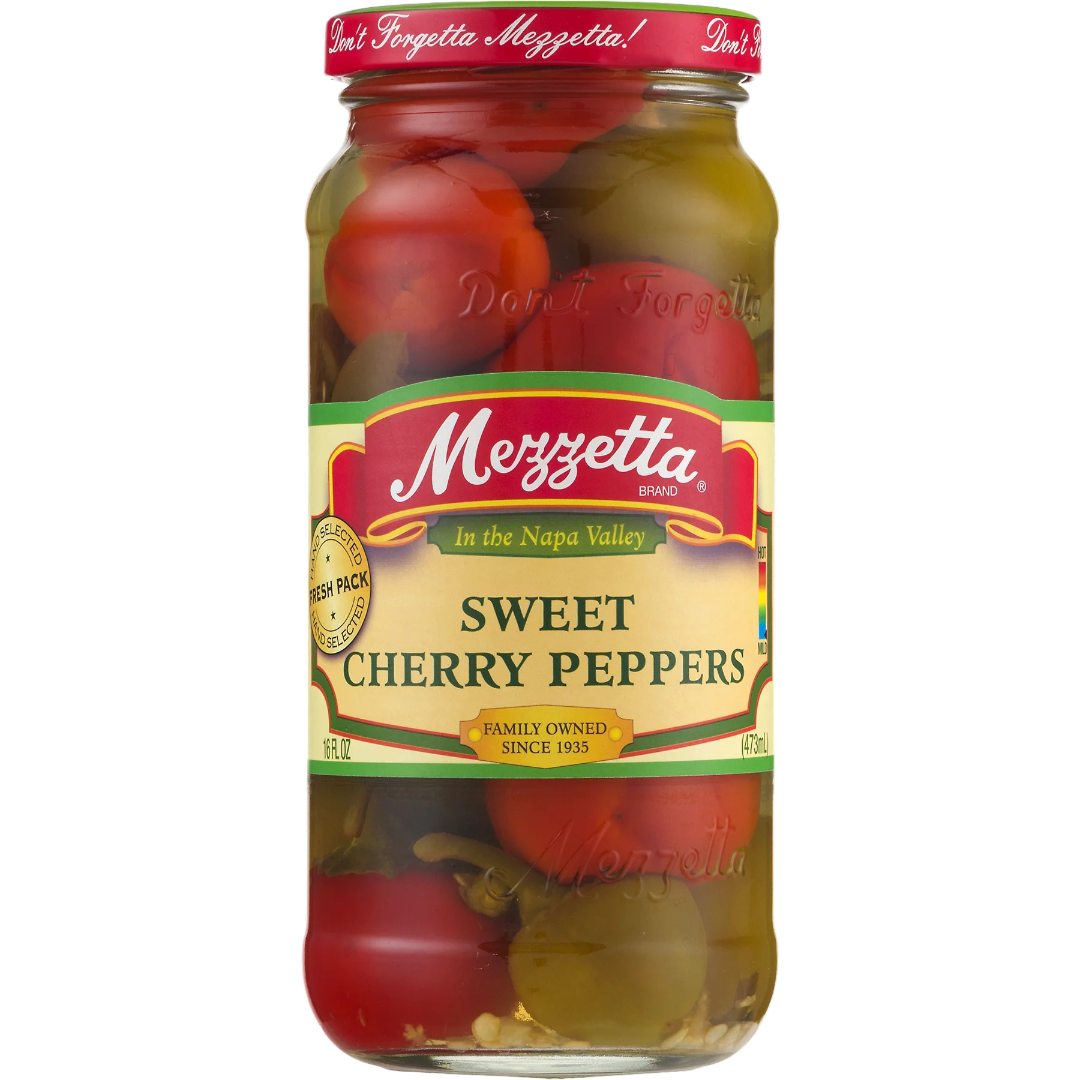 Mezzetta Sweet Cherry Peppers, 16 fl oz