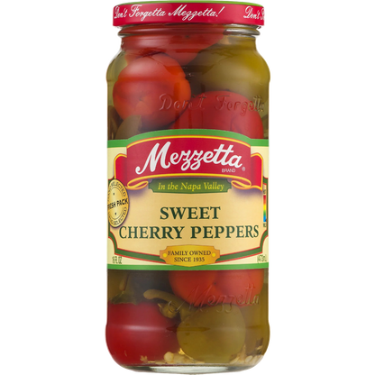 Mezzetta Sweet Cherry Peppers, 16 fl oz