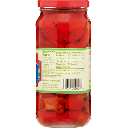 Mezzetta Roasted Red Bell Peppers, 16 fl oz