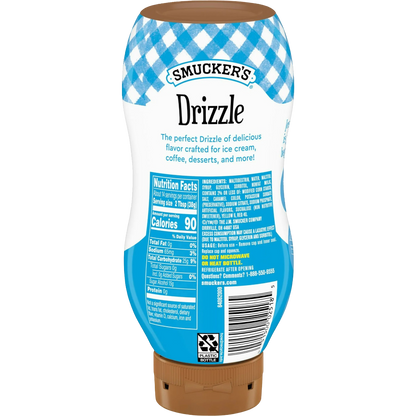Smucker’s Drizzle Sugar Free Caramel Artificially Flavored Syrup, 19.25oz