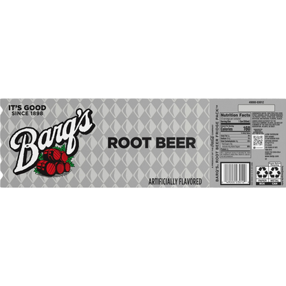 Barq's Root Beer Soda Pop, 12 Pack of 12oz Cans