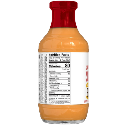 G Hughes Sugar Free Secret Burger Sauce, 16oz