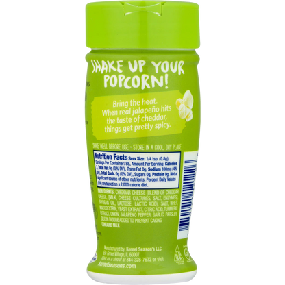 Kernel Season's Cheesy Jalapeno Popcorn Seasoning, 2.4oz