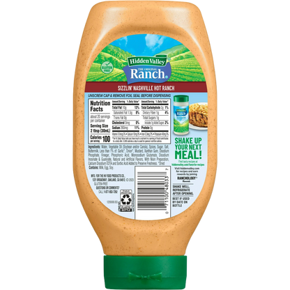 Hidden Valley Sizzlin Nashville Hot Ranch Condiment & Dressing, 20 fl oz