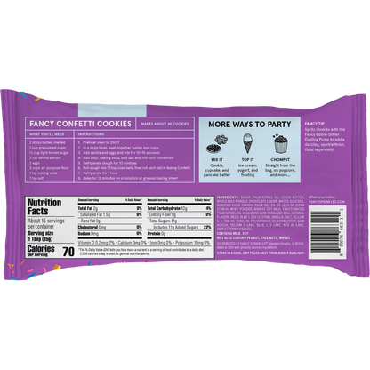 Fancy Sprinkles Birthday Baking Confetti with Sprinkles & Candy-Coated Chocolate 8oz