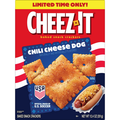Cheez-It Chili Cheese Dog Baked Snack Crackers, 12.4 oz