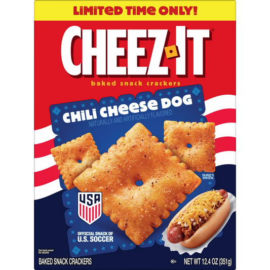 Cheez-It Chili Cheese Dog Baked Snack Crackers, 12.4 oz