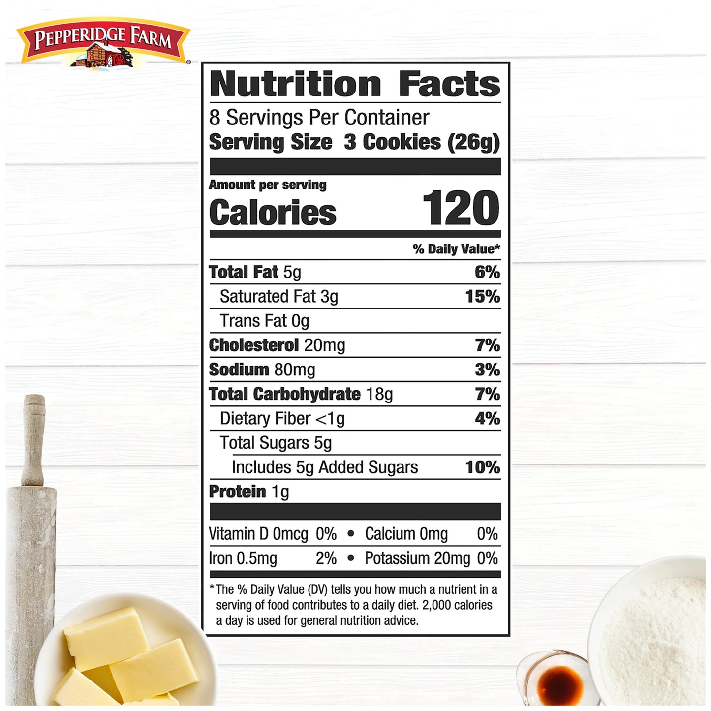 Pepperidge Farm Chessmen Butter Cookies, 7.25oz