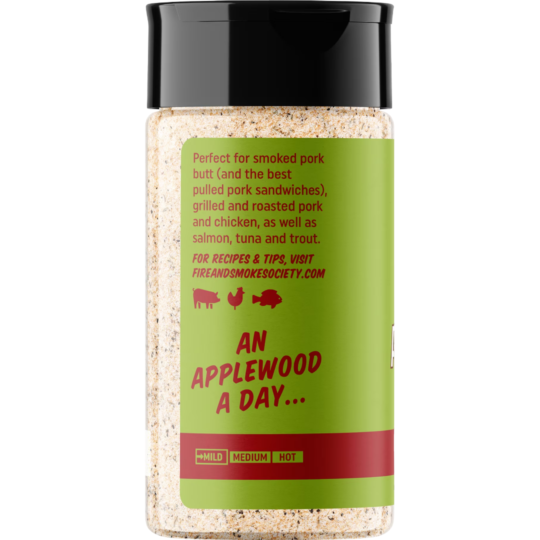 Fire & Smoke Society Smoky Applewood BBQ Seasoning, 6.9 oz