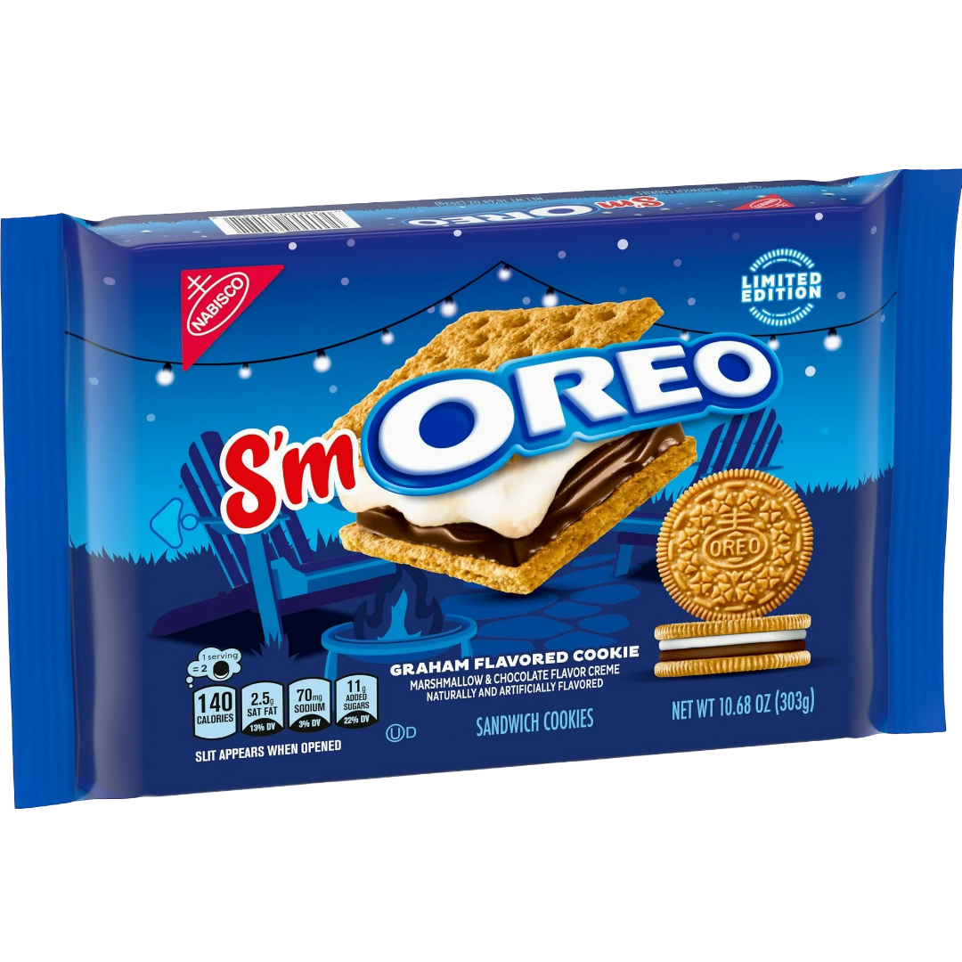 Oreo Graham Flavored Sm'Oreo Cookies, 10.68 oz
