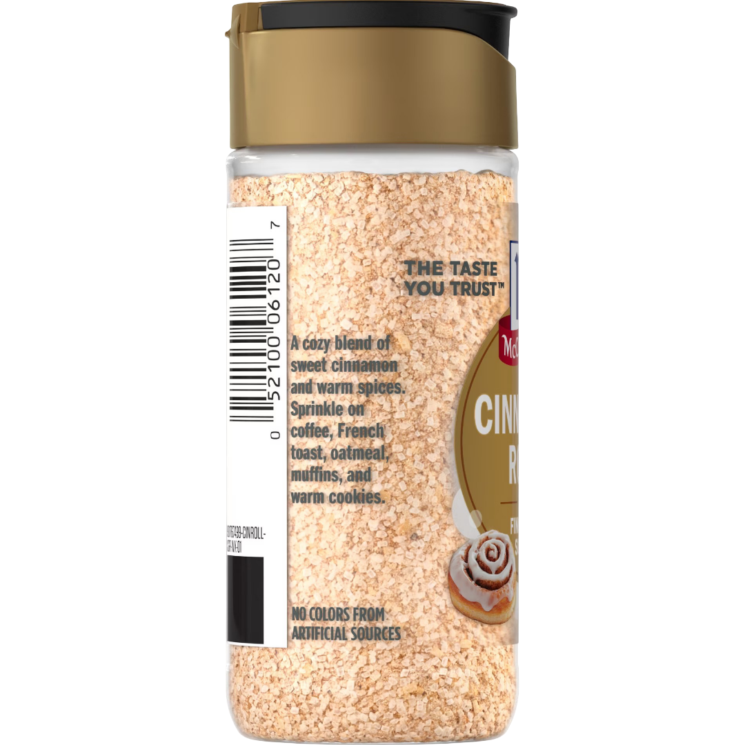 McCormick Cinnamon Roll Finishing Sugar, 3.81 oz