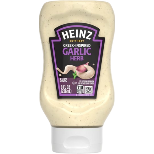 Heinz Greek-Inspired Garlic Herb Sauce, 8 fl oz