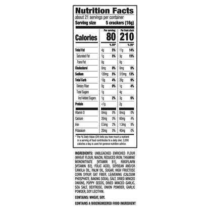 RITZ Fresh Stacks Everything Crackers, 11.8 oz