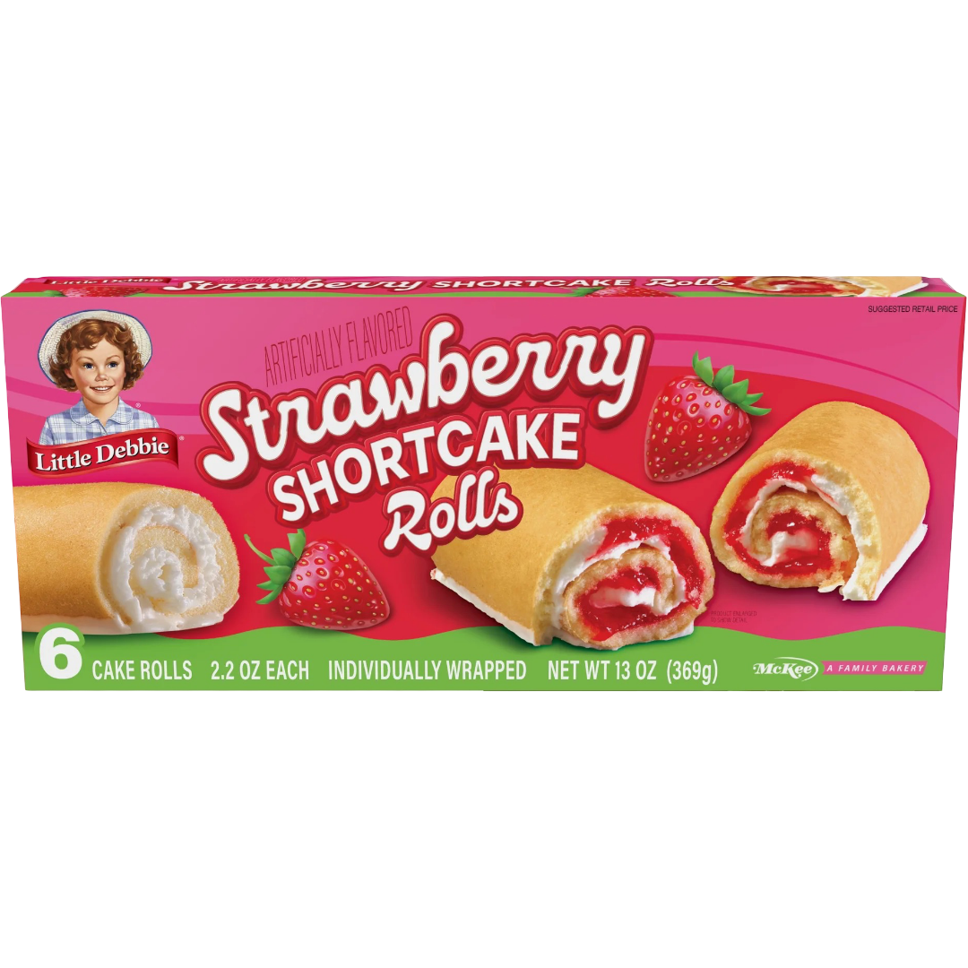 Little Debbie Strawberry Shortcake Rolls, 13 oz