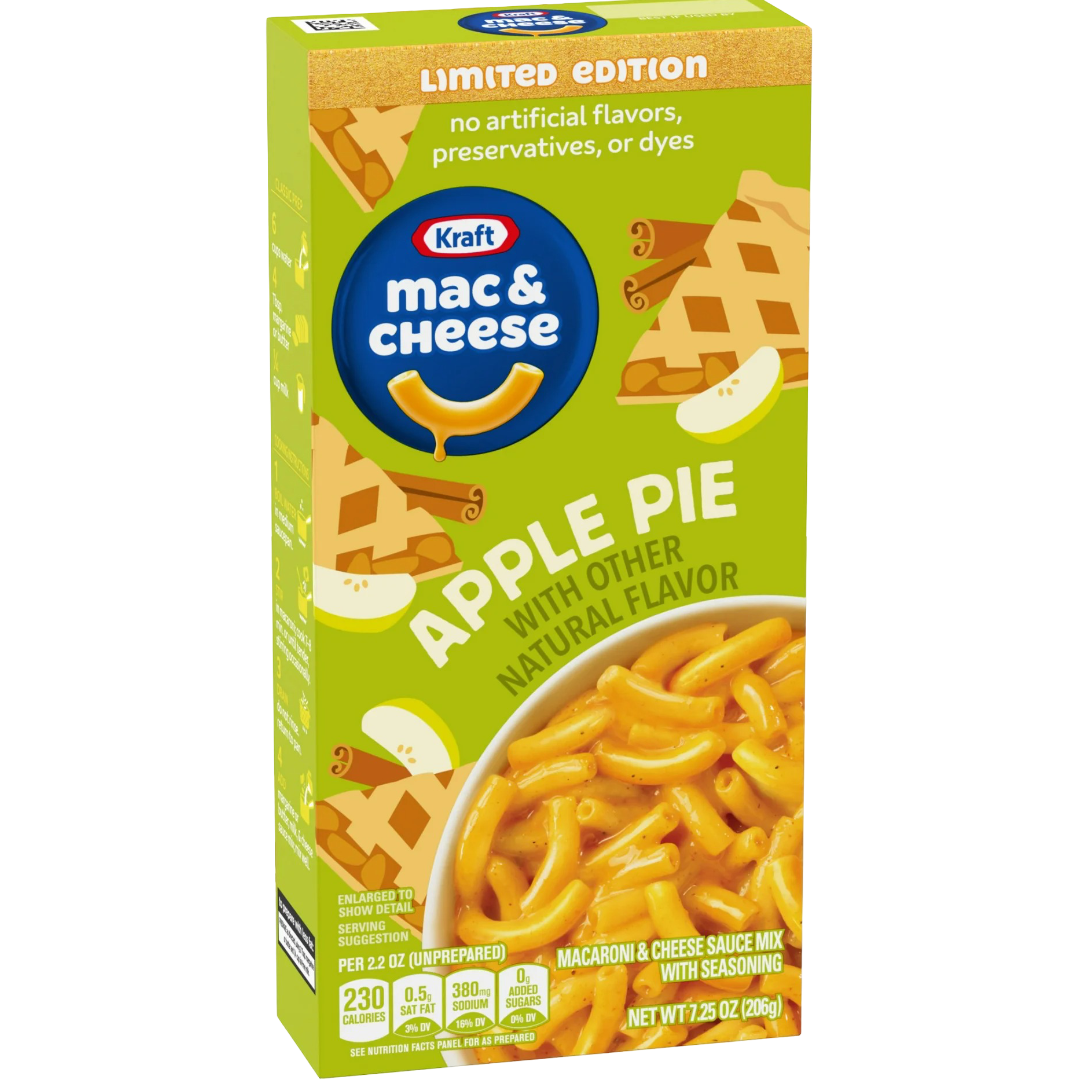 Kraft Mac & Cheese Apple Pie, Shelf Stable, 7.25oz