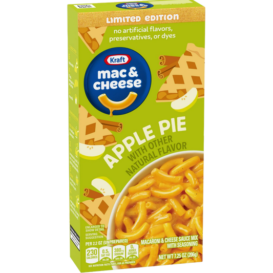 Kraft Mac & Cheese Apple Pie, Shelf Stable, 7.25oz