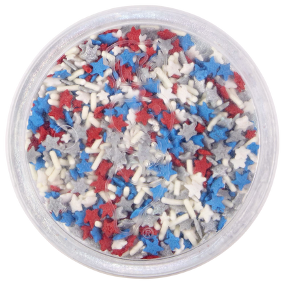 Pillsbury Funfetti Stars and Stripes Red Vanilla Frosting & Sprinkles, 15.6 oz