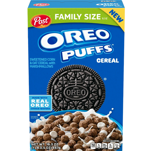 Post OREO PUFFS Cereal, 16.5 oz