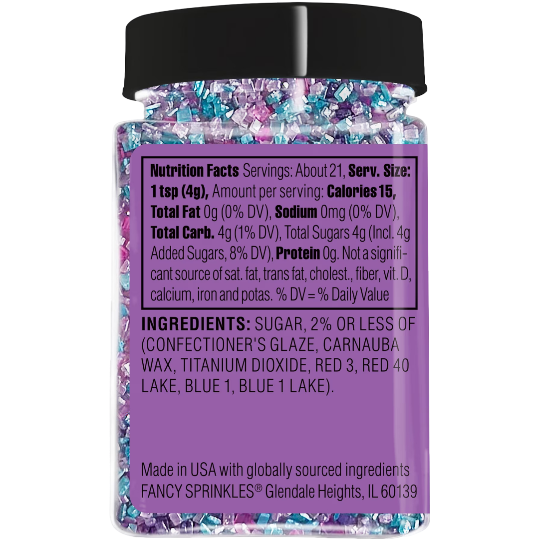 Fancy Sprinkles Enchanted Sugar Dessert Sprinkles, 3 oz