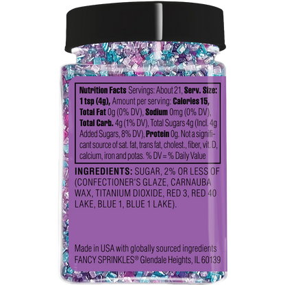 Fancy Sprinkles Enchanted Sugar Dessert Sprinkles, 3 oz