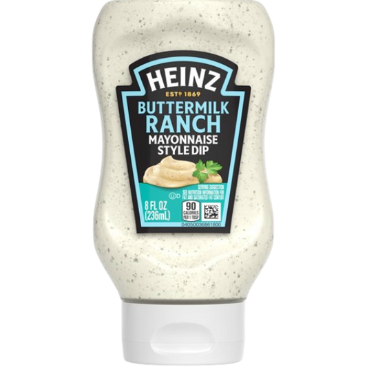Heinz Buttermilk Ranch Mayonnaise Style Dip, 8 fl oz