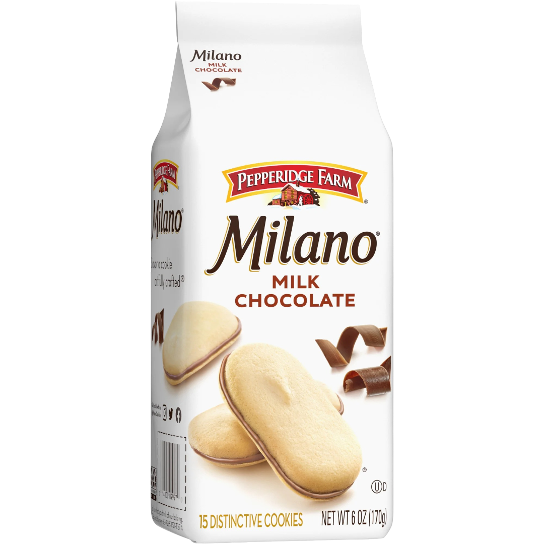 Pepperidge Farm Milano Milk Chocolate Cookies, 6oz