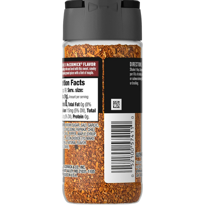 McCormick Grill Mates Gluten Free Smokehouse Maple Seasoning, 3.5oz