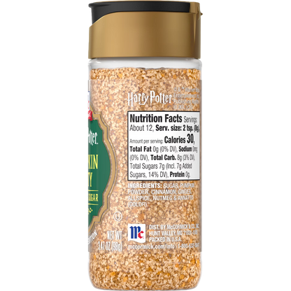 McCormick Harry Potter Pumpkin Pasty Finishing Sugar, 3.47 oz