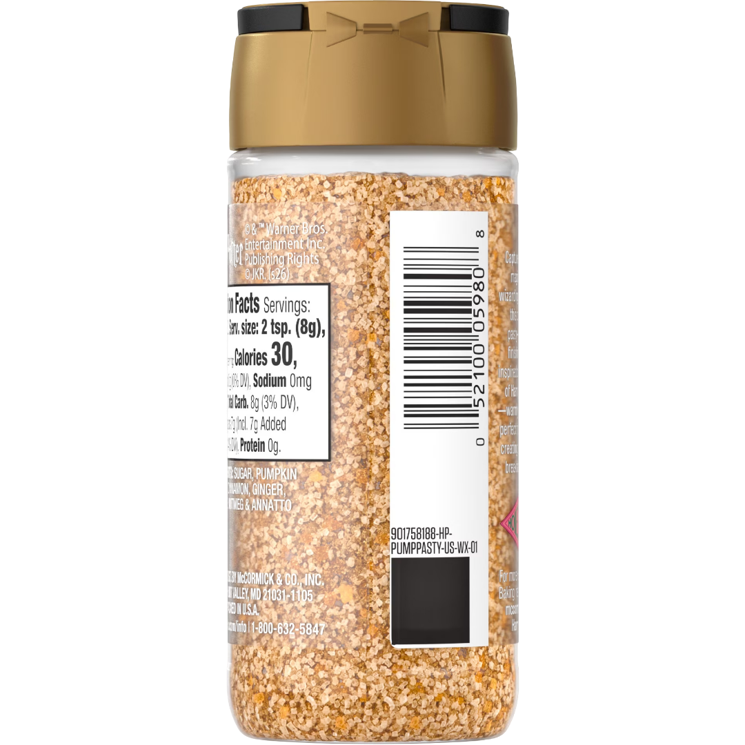 McCormick Harry Potter Pumpkin Pasty Finishing Sugar, 3.47 oz