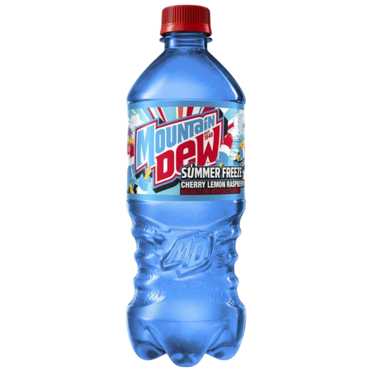 Mountain Dew Summer Freeze Limited Edition Soda, 20 fl oz