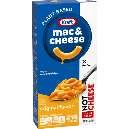 Kraft NotCo Original Flavor Plant Based Mac & Cheese, 6 oz