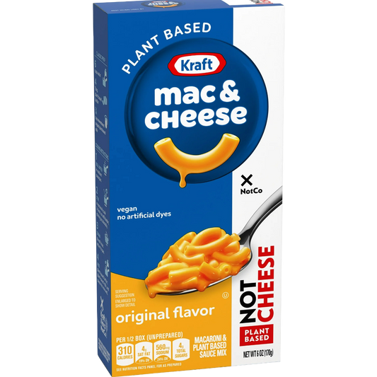 Kraft NotCo Original Flavor Plant Based Mac & Cheese, 6 oz