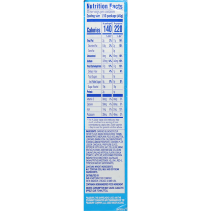 Pillsbury Zero Sugar Moist Supreme Yellow Premium Cake Mix, 16 oz
