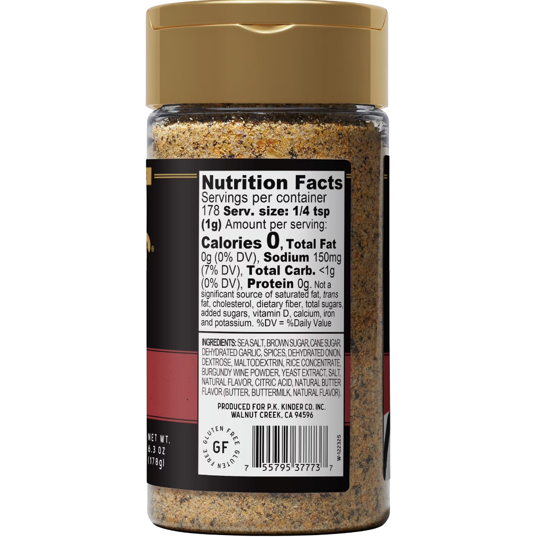 Kinder's Red Wine Butter Seasoning Blend, 6.3 oz