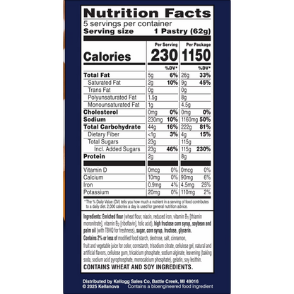 Pop-Tarts Super Stuffed Cinnamon Caramel Toaster Pastries, 10.9 oz
