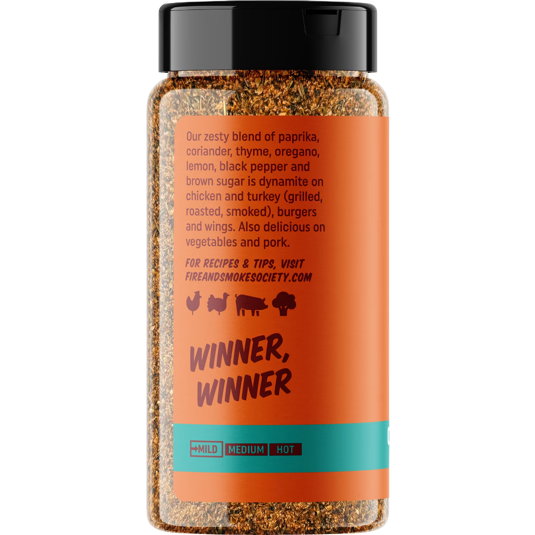 Fire & Smoke Society Super Bird Poultry Seasoning, 8.5 oz