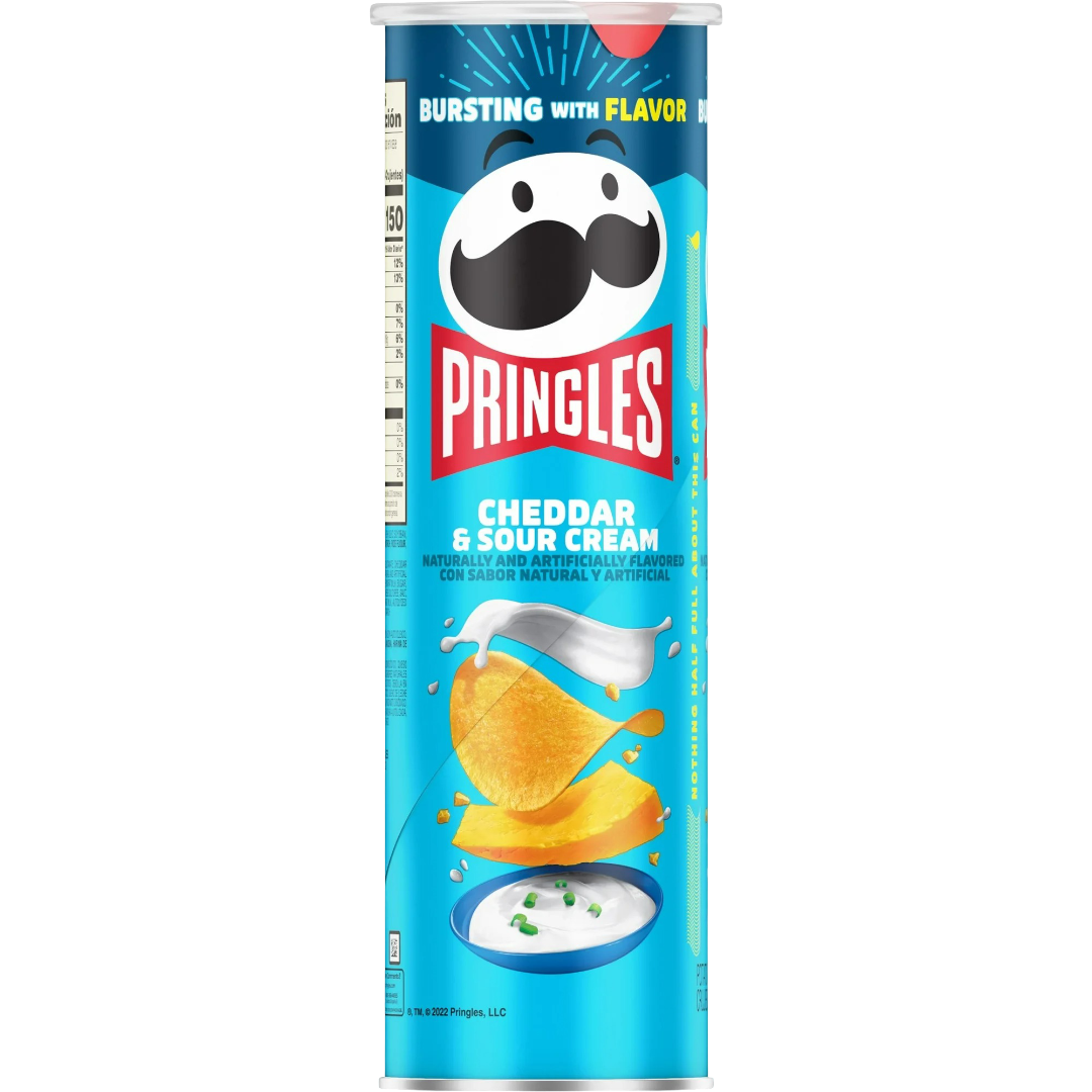 Pringles Cheddar and Sour Cream Potato Crisps Chips, 5.5oz