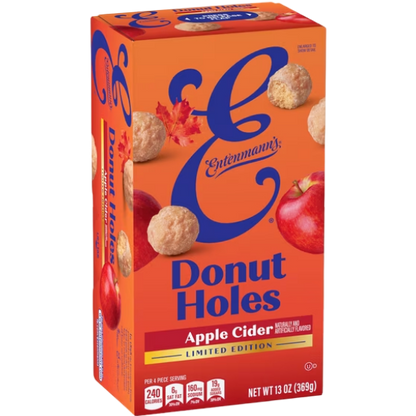 Entenmann's Apple Cider Donut Holes Bites, 13 oz