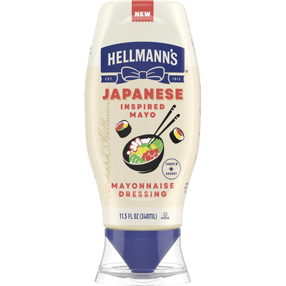 Hellmann's Japanese Inspired Tangy & Savory Mayo Mayonnaise Dressing, 11.5 fl oz