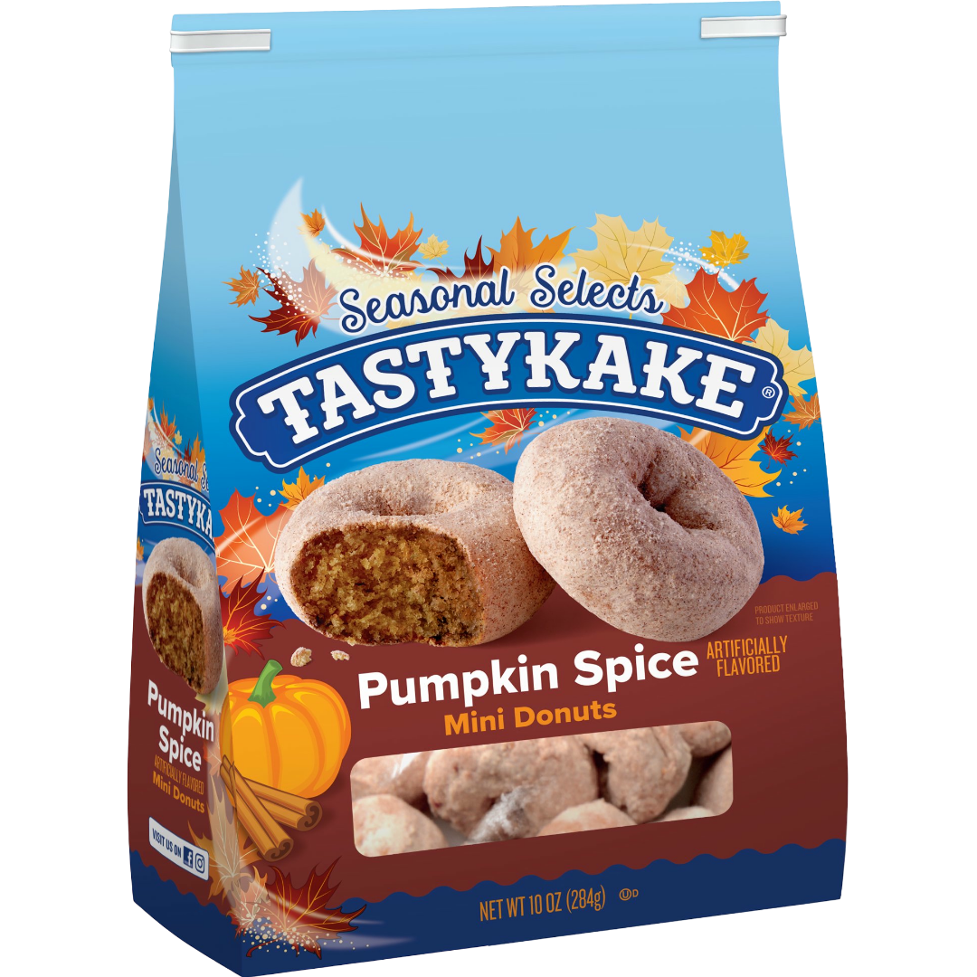 Tastykake Pumpkin Spice Flavored Mini Donuts, 10 oz