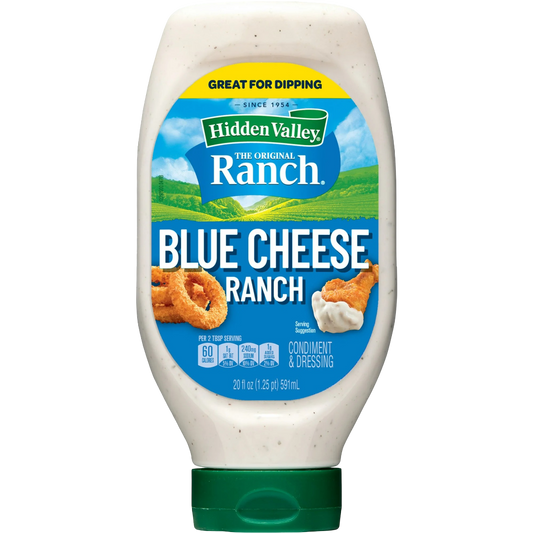 Hidden Valley Blue Cheese Ranch Condiment and Dressing, 20 fl oz