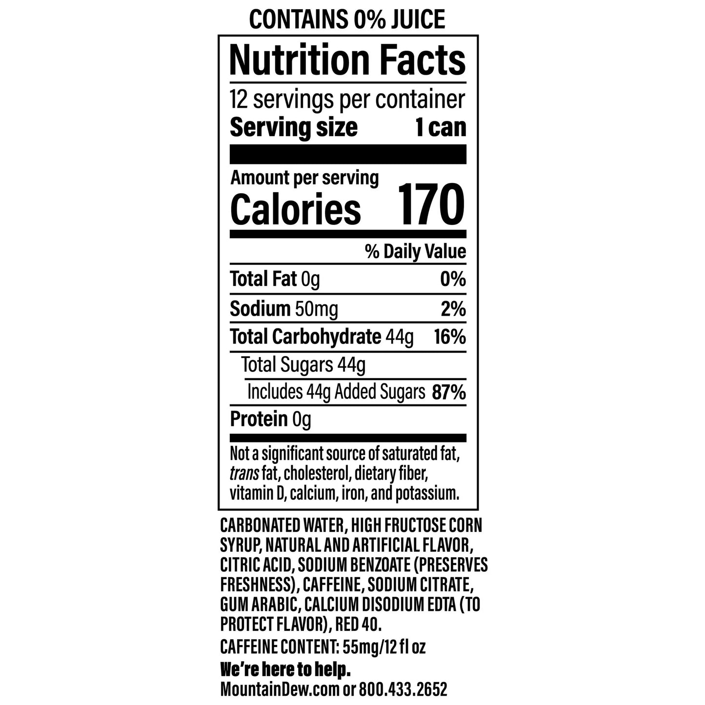 Mountain Dew Dragon Fruit Soda, 12 Pack of 12oz Cans
