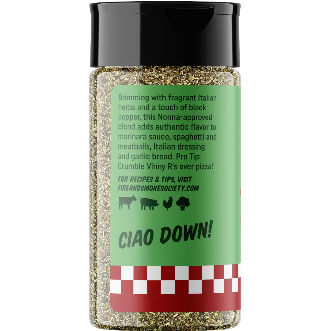 Fire & Smoke Society Vinny R's Italian Seasoning, 2.8 oz