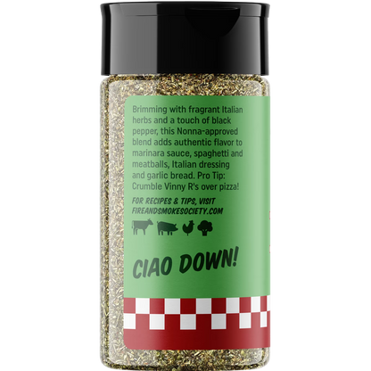 Fire & Smoke Society Vinny R's Italian Seasoning, 2.8 oz