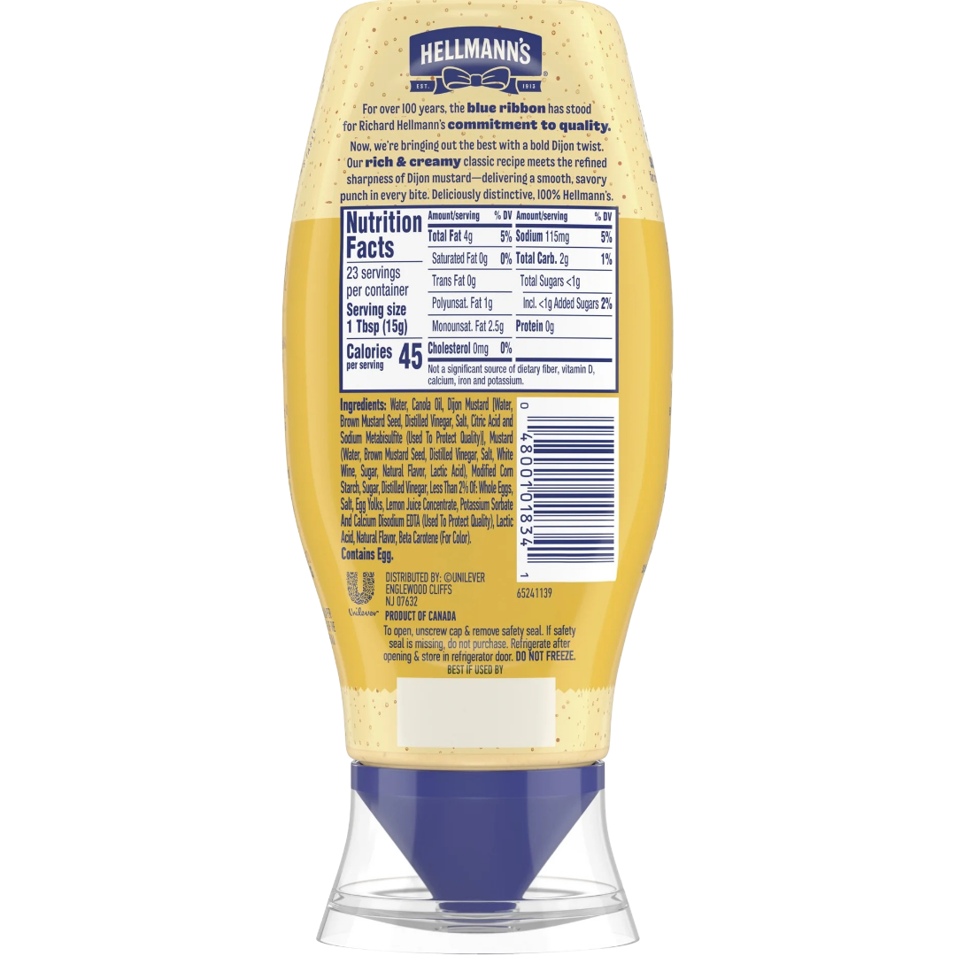 Hellmann's Dijo-Mayo Smooth & Savory Mayonnaise Dressing, 11.5 fl oz
