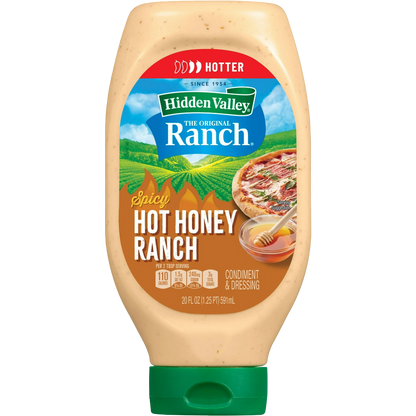 Hidden Valley Spicy Hot Honey Ranch Condiment & Dressing, 20 fl oz